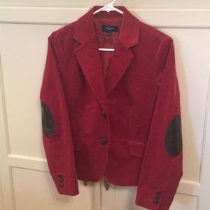 Talbots Rust Red Corduroy Blazer in size 8P